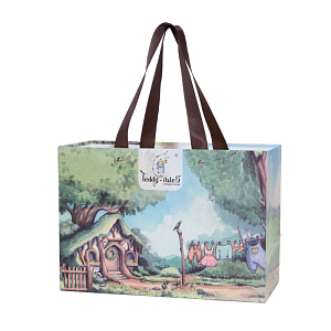 Медведь Lina TeddyTales длинношерстный, M, молочный, 30 см